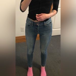 Lucky Brand Ava Ankle Skinny Jean Light Wash Size 0/25